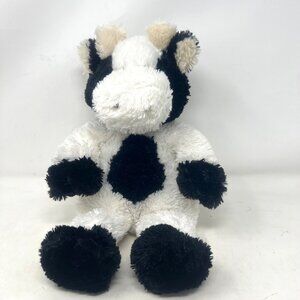 Animal Adventure 2003 Plush Black White Guernsey Cow Stuffed Toy 15"